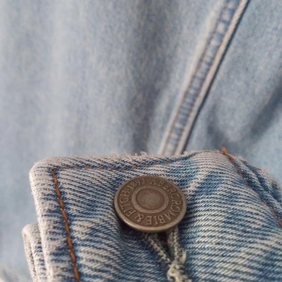 NEW Abercrombie and fitch Denim Jean Jacket - Picture 5 of 5